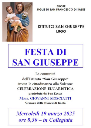 Mercoledì 19 Marzo 2024 - Messa di San Giuseppe